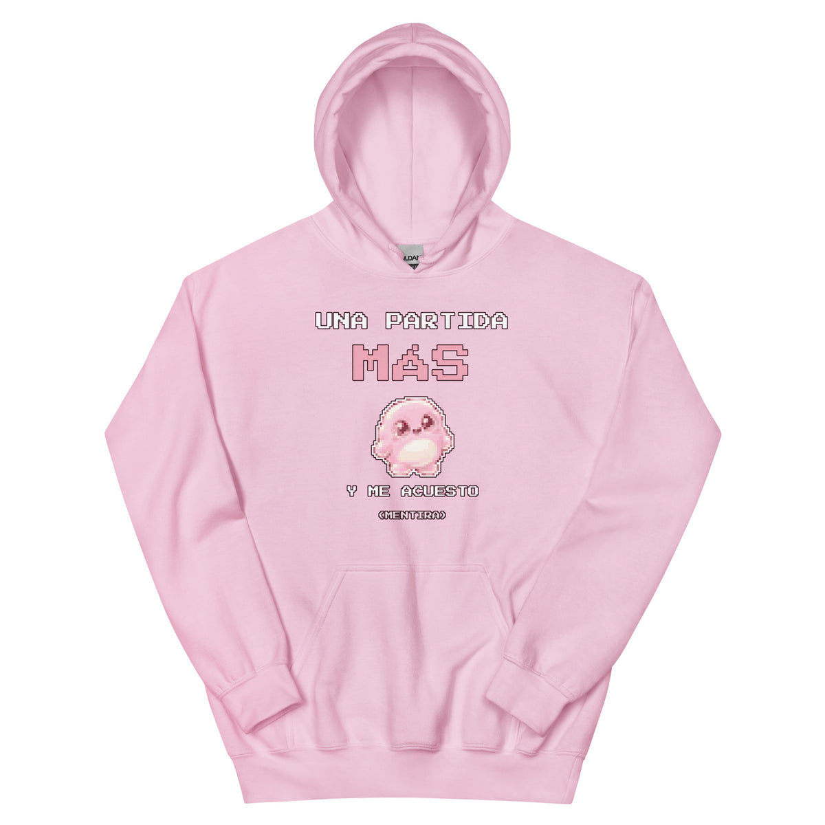 Sudadera Friki Unisex "Una Partida Más" rosa