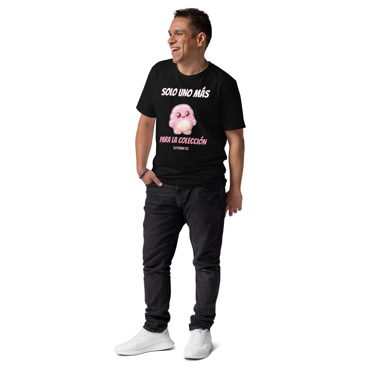Camiseta Friki Unisex "Solo Uno Más" negra