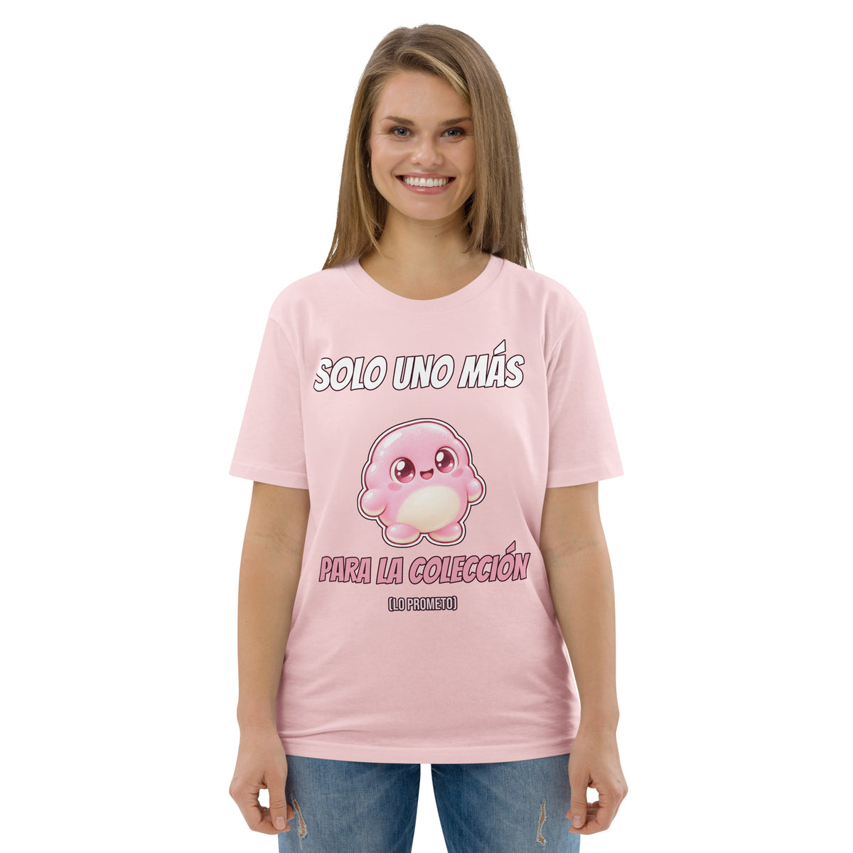 Camiseta Friki Unisex "Solo Uno Más" rosa