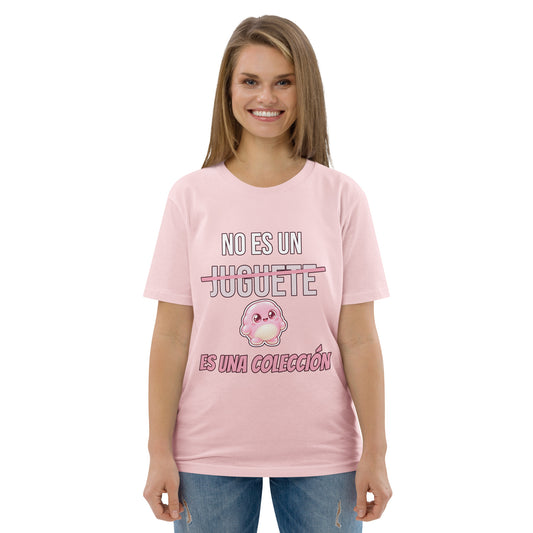 Camiseta Friki Unisex "No Es Un Juguete" rosa